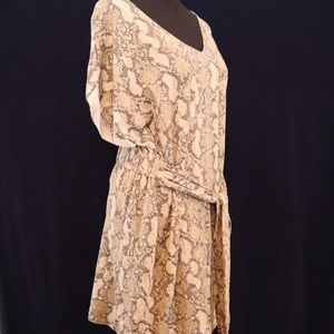 NTW H&M Snake Print T-Shirt Dress Size Large